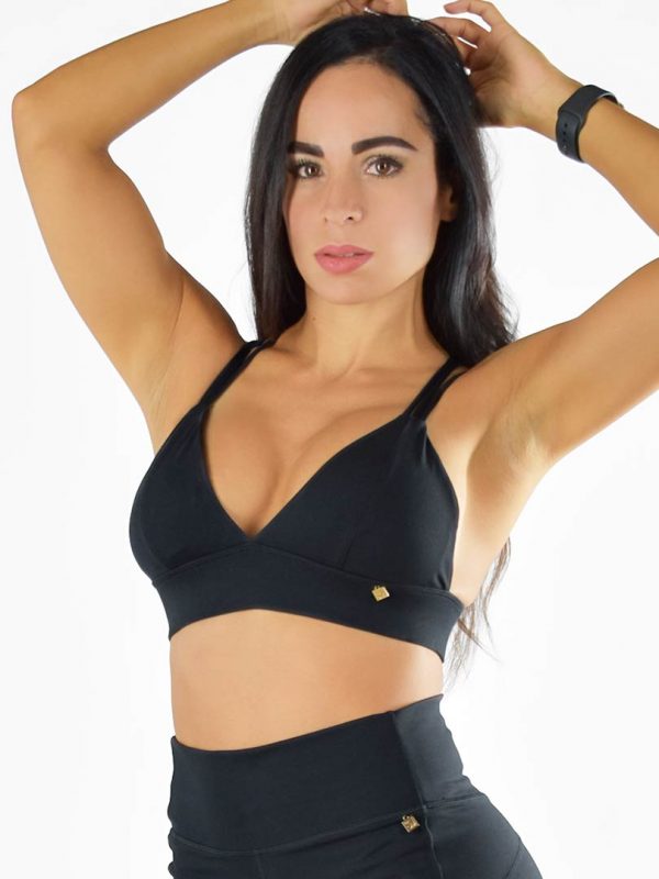 Miami Sport Top (negro) | RedMoon Activewear