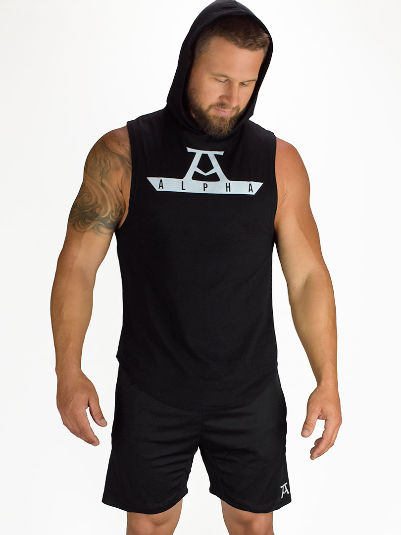 Force Hoodie Player Sin Mangas - Black (hood front) RedMoon Alpha - Force Hoodie Player Sin Mangas - Black