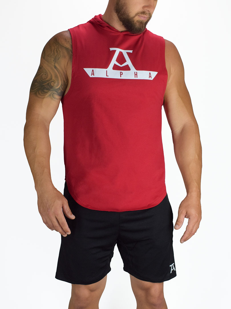 Force Hoodie Player Sin Mangas - Red RedMoon Alpha - Force Hoodie Player Sin Mangas - Red