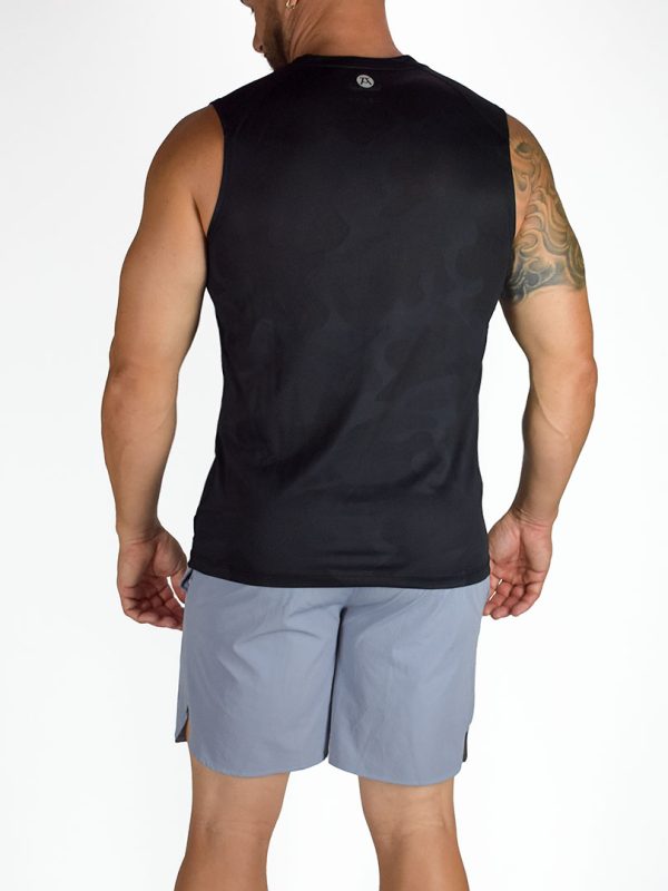 RedMoon Alpha | Sport Camo Playera Sin Mangas - Black